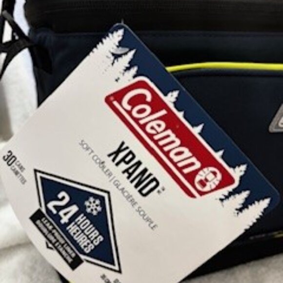 Coleman navy soft sided insulated cooler "Xpand" NWT - Picture 5 of 13